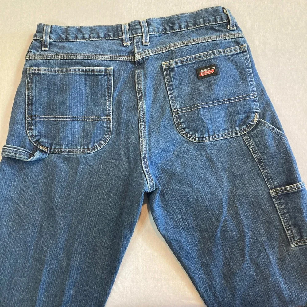 Dickies Genuine Carpenter Jeans Men 34x30 (Fits 34x26) Stretch Work W416619